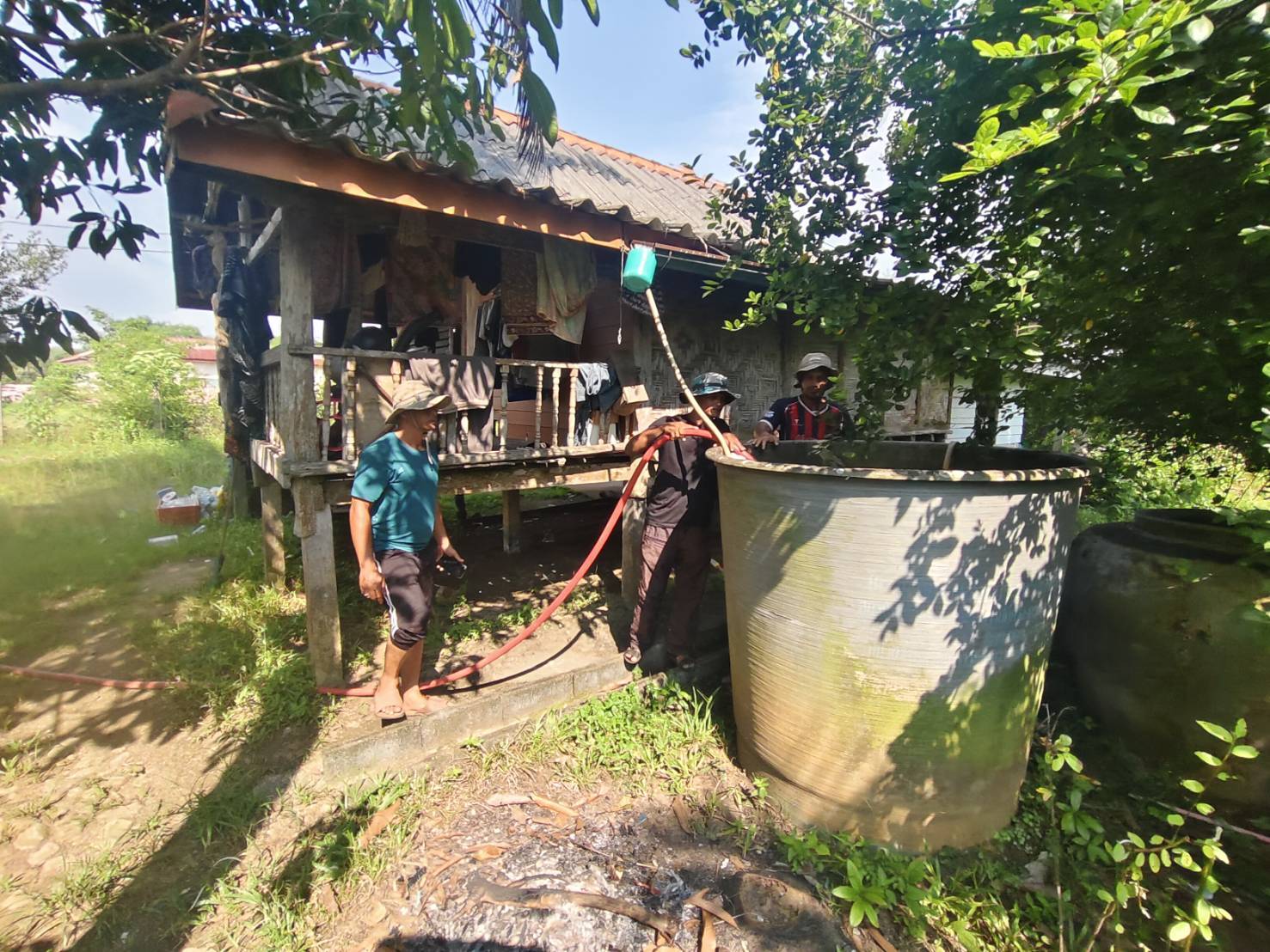 #งานป้องกันฯ #ลงพื้นที่ส่งน้ำอุปโภคในเขตพื้นที่เทศบาลตําบลเจ๊ะบิลัง